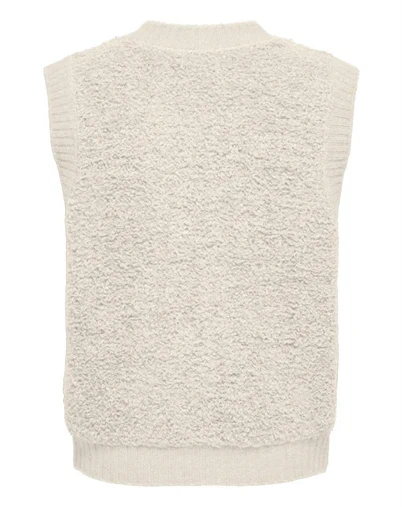 JDY - JDYEira Button Strik Vest - Birch